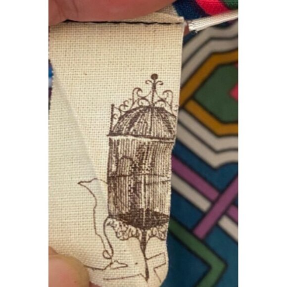 Francesca Multicolored Geometric Pattern Open Kimono Cardigan Small - Picture 4 of 10